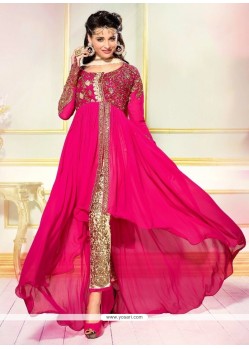 Picturesque Georgette Resham Work Designer Salwar Suit