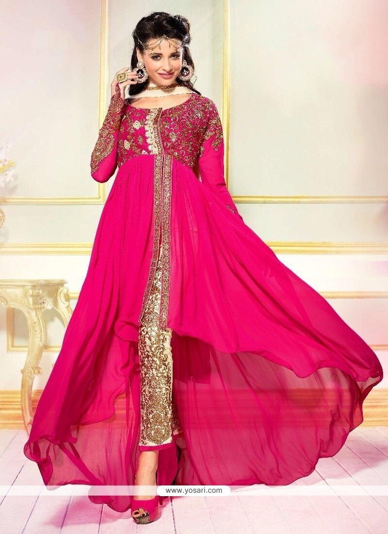 Picturesque Georgette Resham Work Designer Salwar Suit