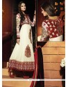 Affectionate White Anarkali Salwar Suit