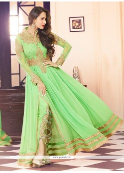 Malaika Arora Khan Sea Green Designer Salwar Suit