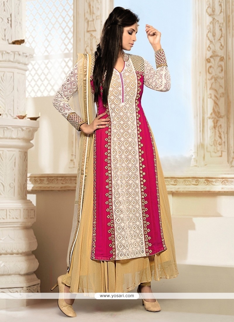 Blissful Hot Pink Designer Salwar Suit