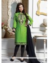 Ayesha Takia Green Churidar Designer Suit