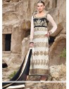 Off White Georgette Ankle Length Pakistani Suit