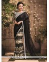 Luscious Georgette Lace Work Casual Saree
