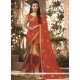 Remarkable Georgette Lace Work Casual Saree