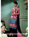 Angelic Pink Embroidery Churidar Salwar Suit
