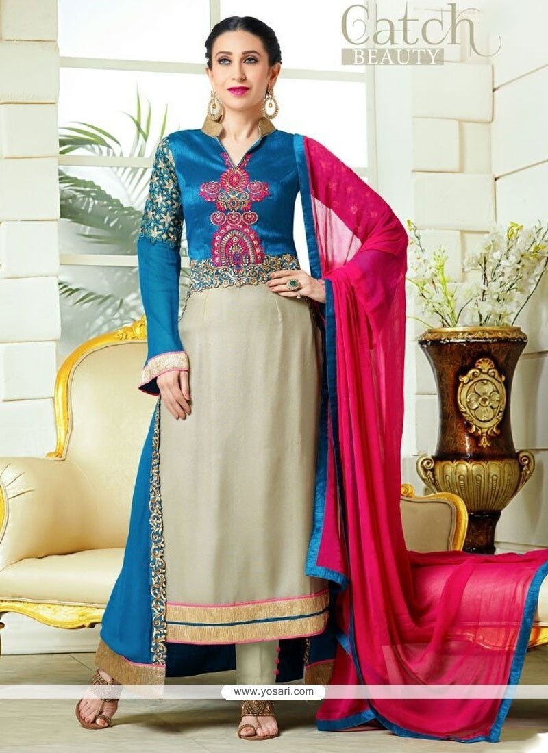 Karishma Kapoor Embroidered Work Designer Salwar Suit