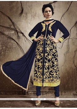 Luxurious Velvet Designer Straight Salwar Kameez