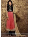 Exotic Pink Resham Work Anarkali Salwar Suit