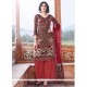 Regal Lace Work Multi Colour Pashmina Designer Palazzo Salwar Suit