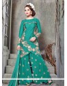 Awesome Embroidered Work Designer Palazzo Salwar Suit