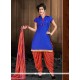 Sensational Cotton Lace Work Designer Patiala Suit