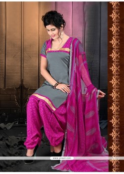 Captivating Lace Work Designer Patiala Suit