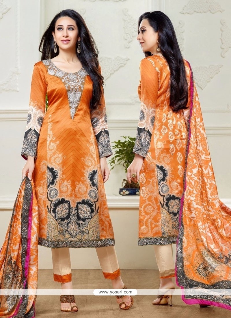 Karishma Kapoor Multi Colour Satin Designer Suit