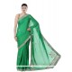 Whimsical Jacquard Green Designer Saree