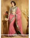 Suave Hot Pink Designer Saree