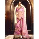 Capricious Pink Designer Saree