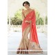 Ravishing Beige Designer Saree