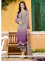 Miraculous Georgette Embroidered Work Pant Style Suit