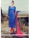 Lovely Silk Designer Straight Salwar Suit