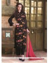 Breathtaking Georgette Black Designer Pakistani Suit