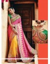 Observable Banarasi Silk Patch Border Work Classic Designer Saree