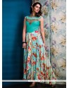 Modish Raw Silk Designer Gown