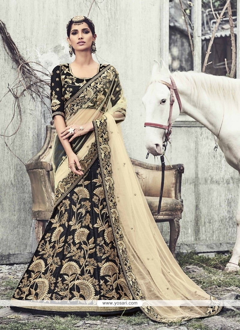 Lehenga Style Sarees: Designer Lehenga Saree - Saree Saga