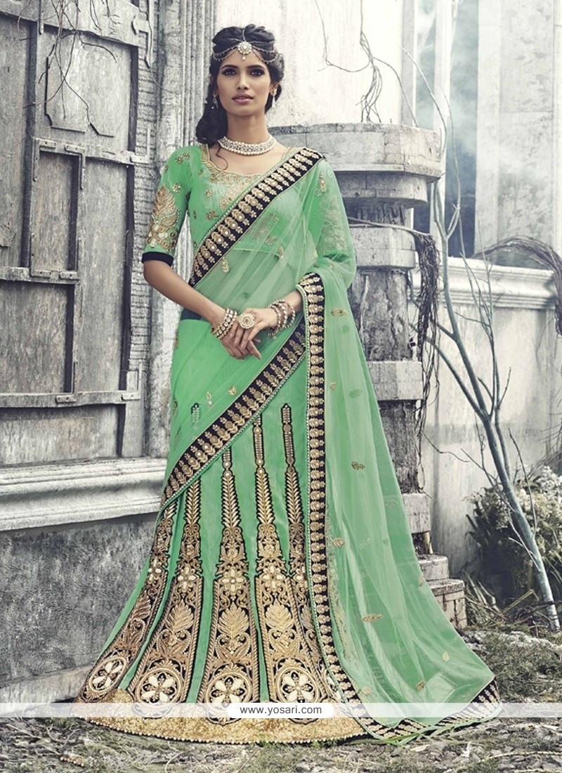 Green Lehenga Choli Bollywood Lehenga Designer Party Wedding Lehenga Saree  Sari | eBay