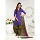 Prepossessing Purple Designer Patiala Salwar Kameez