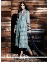 Appealing Georgette Blue Resham Work Designer Suit