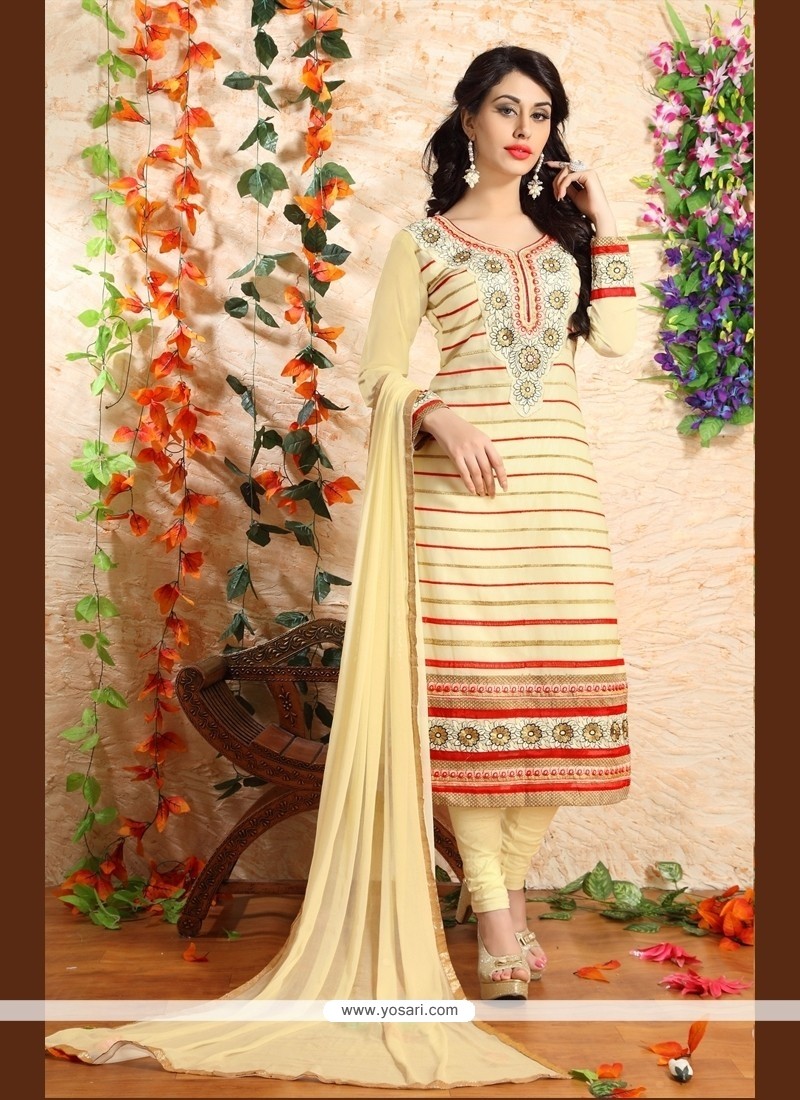 Exceptional Yellow Georgette Designer Suit
