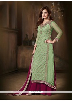 Diya Mirza Green Designer Suit