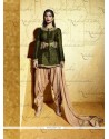 Green Bhagalpuri Silk Designer Suit