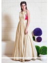 Versatile Jute Silk Resham Work Designer Gown