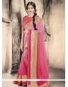 Ravishing Hot Pink Designer Saree