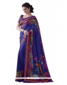 Outstanding Print Work Casual Saree