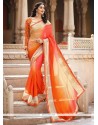 Awesome Embroidered Work Designer Saree