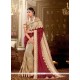 Baronial Georgette Embroidered Work Classic Designer Saree