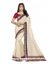 Delightsome Beige Banarasi Silk Designer Saree
