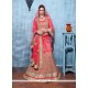 Flawless Red Banglori Silk A Line Lehenga Choli