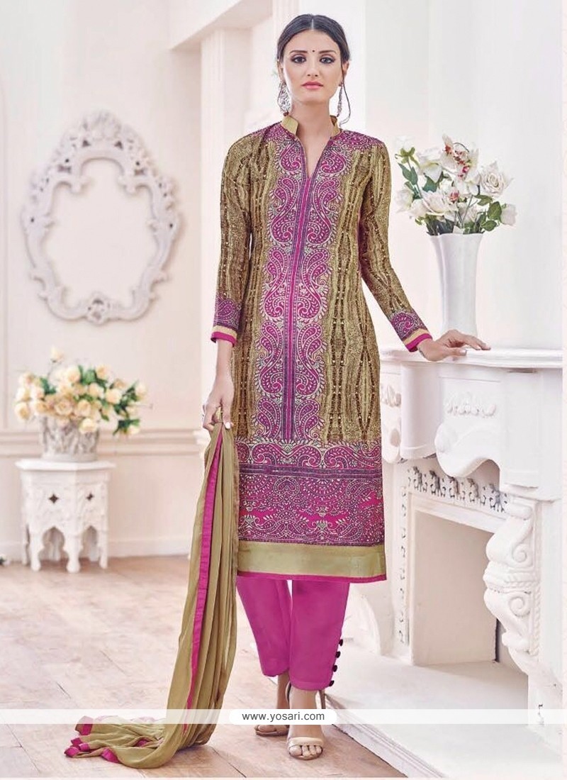 Baronial Banglori Silk Purple Embroidered Work Designer Suit