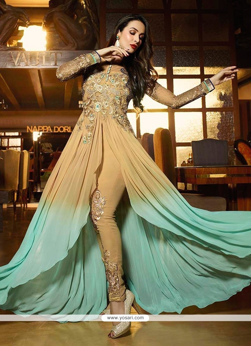 Malaika Arora Khan Resham Work Designer Suit