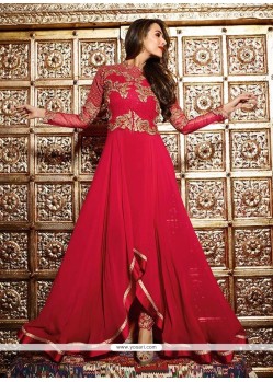 Malaika Arora Khan Red Designer Suit