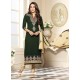 Karishma Kapoor Green Cotton Churidar Designer Suit