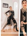 Fabulous Georgette Black Designer Suit