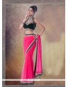 Integral Hot Pink Classic Designer Saree