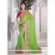 Tempting Green Classic Designer Saree
