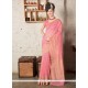 Voguish Zari Work Pink Designer Saree