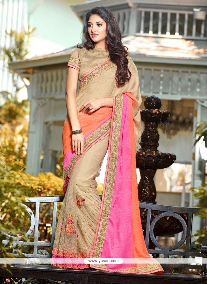 Irresistible Net Multi Colour Classic Designer Saree